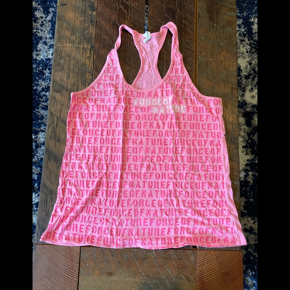 Force of Nature Under Armour pink Breast Cancer tank top